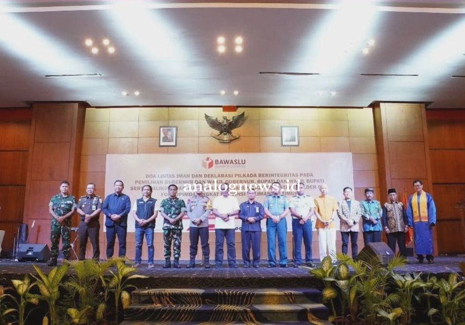 Doa Lintas Iman dan Deklarasi Pilkada Berintegritas, Wujudkan Pemilihan Damai di Kaltim