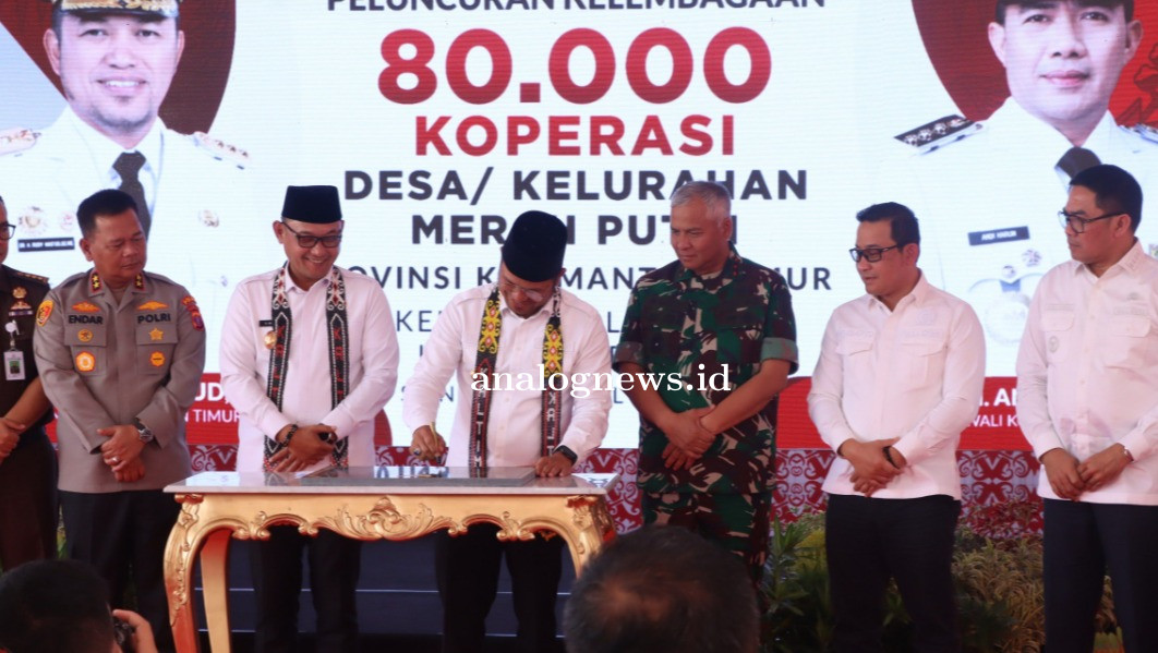 Sapto Setyo Hadiri Peluncuran Koperasi Merah Putih di Samarinda, Dorong Ekonomi Kerakyatan