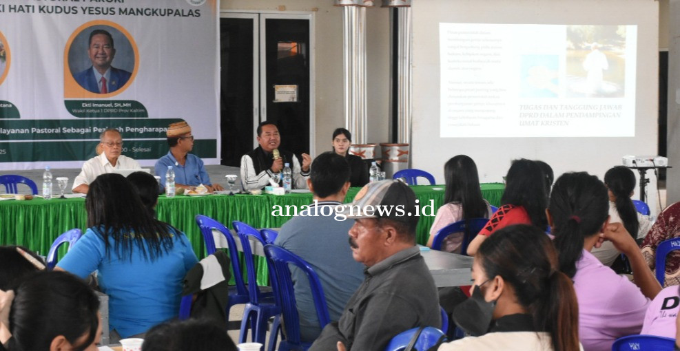 Ekti Imanuel Paparkan Peran DPRD di Paroki HKY Mangkupalas
