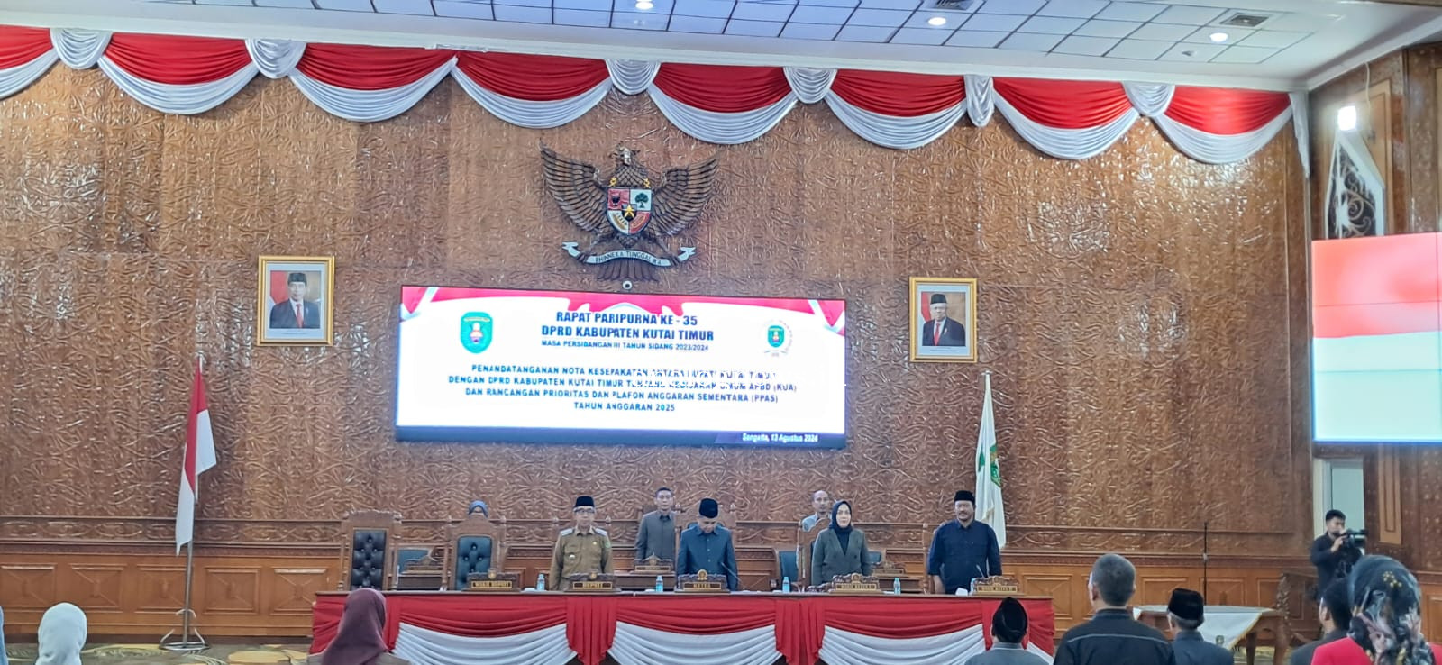 DPRD Kutim dan Pemkab Sepakati KUA-PPAS Tahun 2025 dalam Rapat Paripurna ke-35
