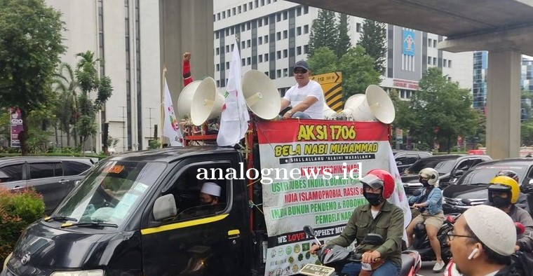 Aksi 1706 Tuntut Indonesia Putus Hubungan  Diplomatik dengan India 